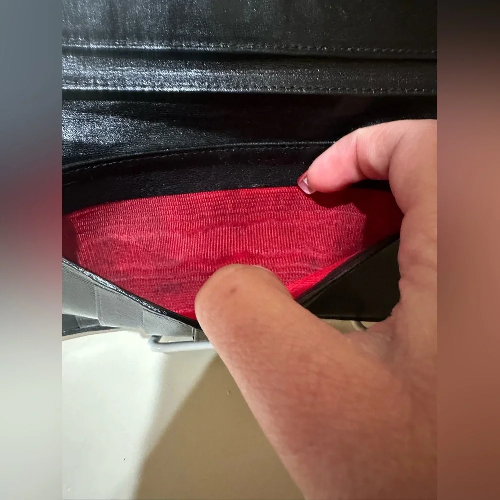 Christian Dior Vintage Cannage Leather Long Wallet